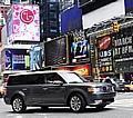 The all-new 2009 Ford Flex on the streets of New York City.